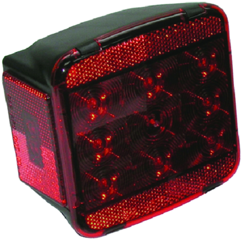 Peterson Manufacturing V840 Piranha Red LED Combination Tail Light - Right Side w/o License Light